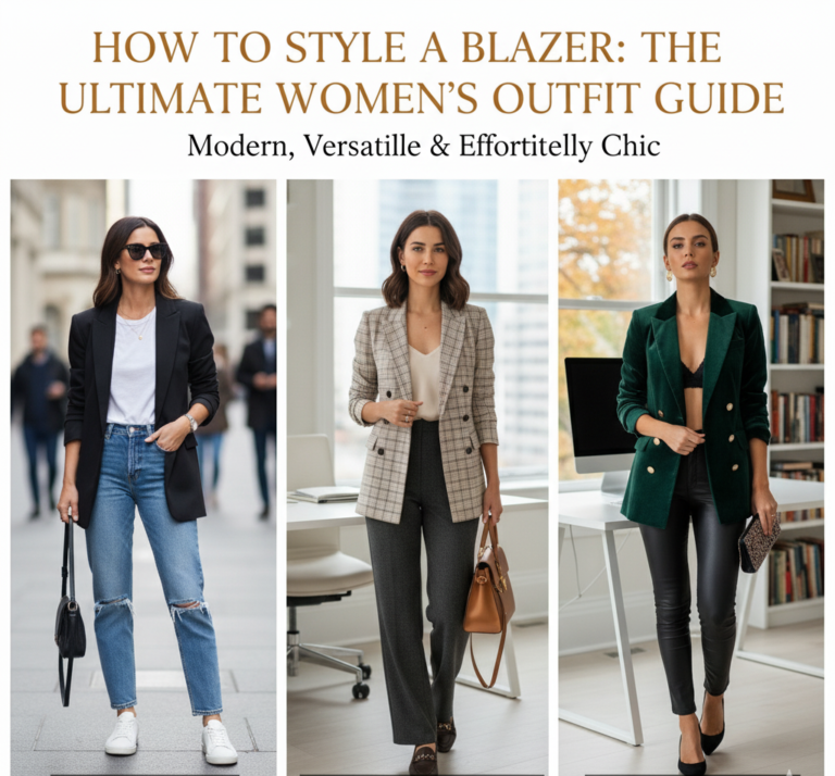 how to style a blazer